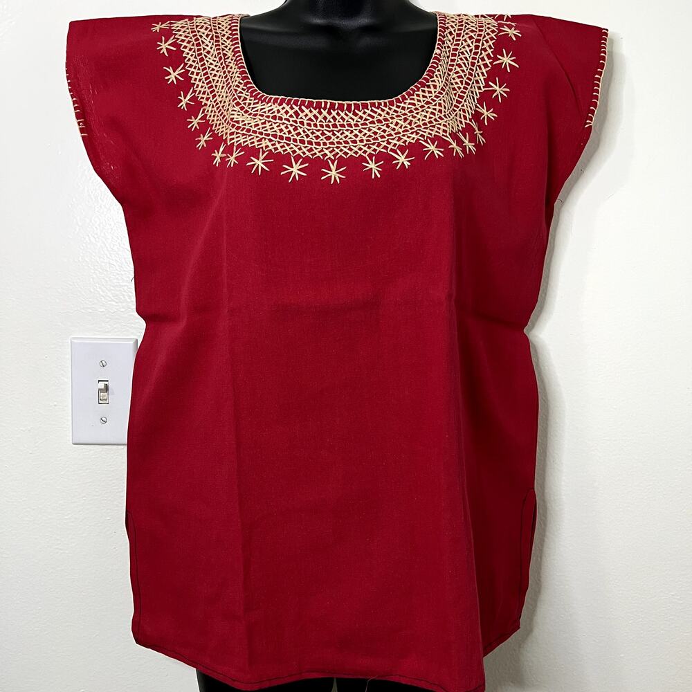 Authentic Mexican Women's Shirt Size M - Picture 2 of 9
